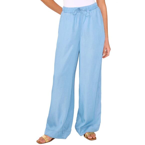 Vince Camuto Women's Light Weight Drawstring Wide-Leg Pants - Picture 4 of 5